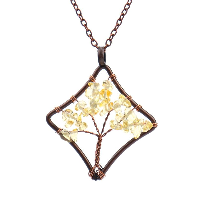 Vintage Handmade Square Tree Of Life Necklace Gravel Crystal Pendant N91 цитриновый
Vintage Handmade Square Tree Of Life Necklace Gravel Crystal Pendant N91 цитриновый