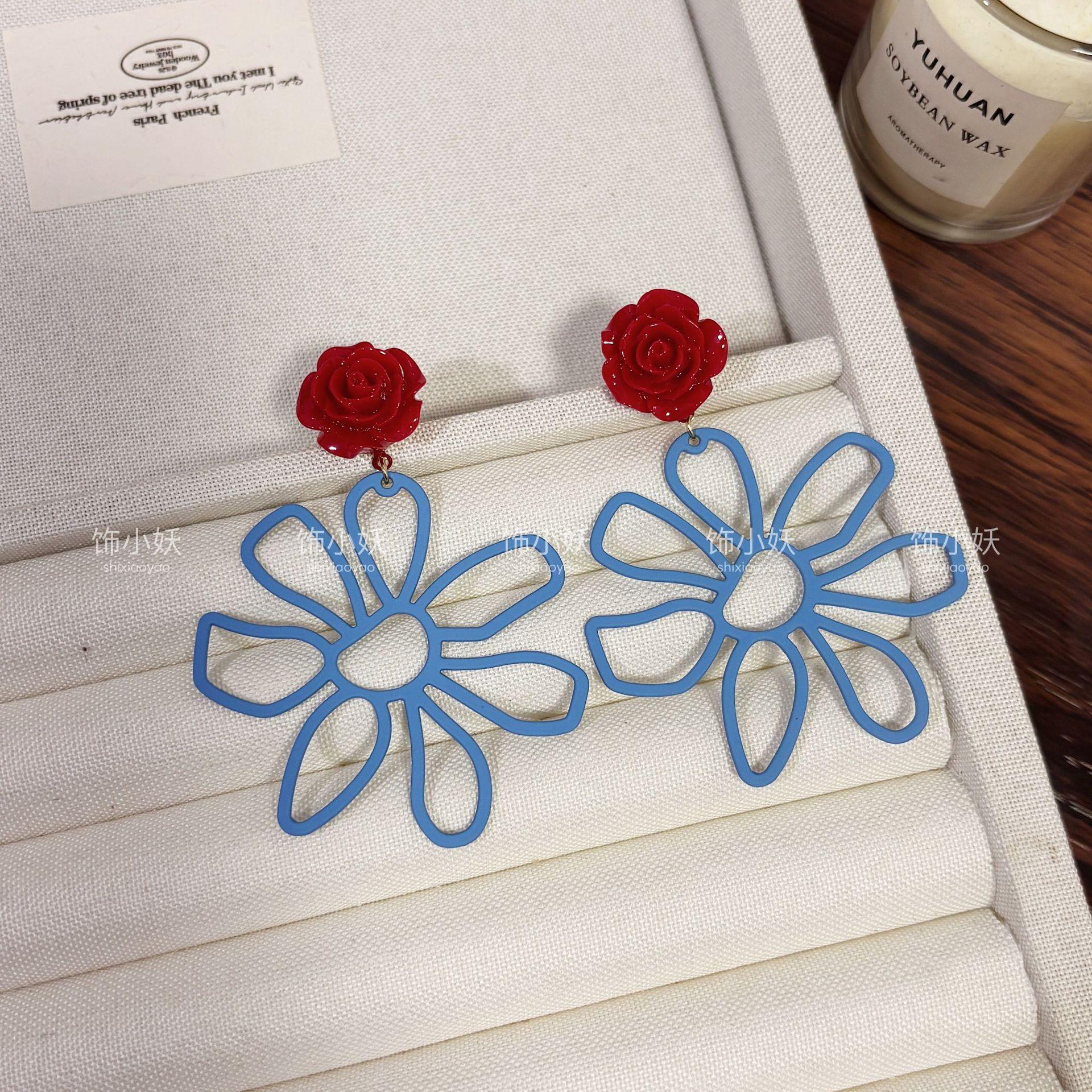 Female Ethnic Style Personalized Flower Earrings 1 pair of earrings синій
Female Ethnic Style Personalized Flower Earrings 1 pair of earrings синій