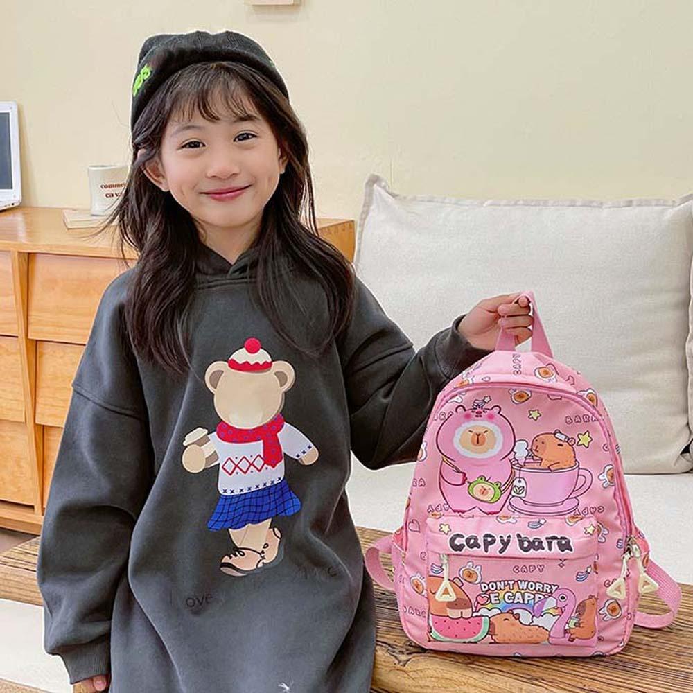 Thickened Capybara Backpack Wide Straps Large Capacity School Bag Cute Cartoon Animal Daypack Kids
Thickened Capybara Backpack Wide Straps Large Capacity School Bag Cute Cartoon Animal Daypack Kids