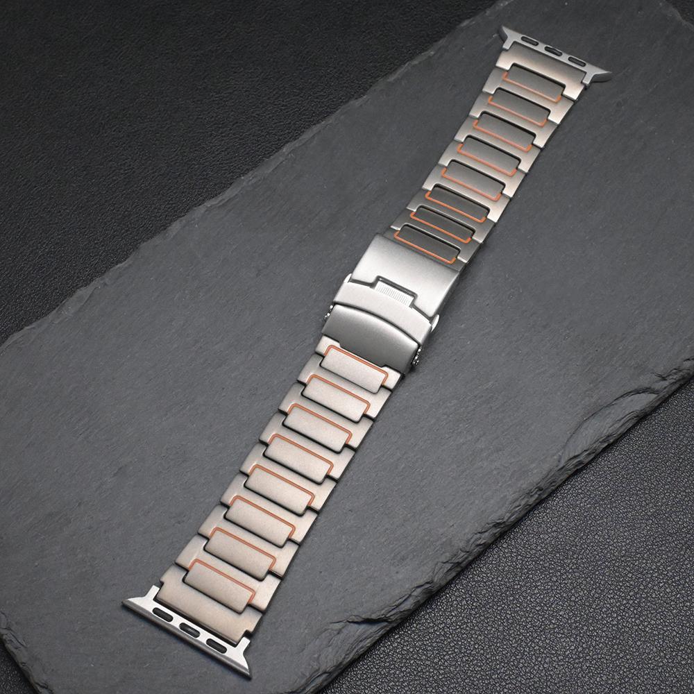 Розкішний титановий браслет для Apple Watch Ultra 2 Ремінець 49мм 45мм 44мм 46мм Для бізнес-чоловіків Ремінець для IWatch Серії 10 9 8 7 6 5 4 Se For iwatch 44mm
Розкішний титановий браслет для Apple Watch Ultra 2 Ремінець 49мм 45мм 44мм 46мм Для бізнес-чоловіків Ремінець для IWatch Серії 10 9 8 7 6 5 4 Se For iwatch 44mm