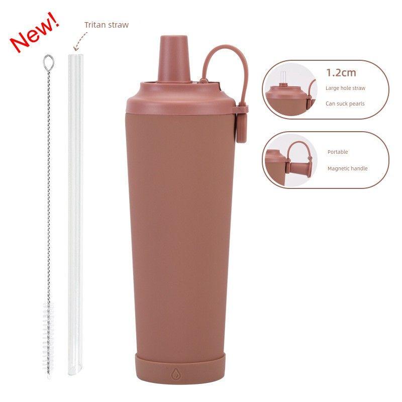 2025 New Model 830ml Large Capacity Thermos Cup Portable Magnetic Handle Water Cup with Large Opening for Sucking Pearls Khaki
2025 New Model 830ml Large Capacity Thermos Cup Portable Magnetic Handle Water Cup with Large Opening for Sucking Pearls Khaki