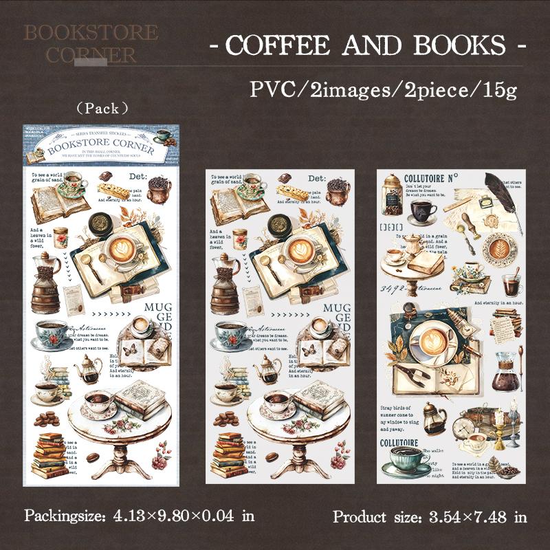 2Sheets/Bag Bookstore Corner Landscape Transfer Stickers for Scrap Books Handmade Art Handbooks Phone Cases Notebook Decoration
2Sheets/Bag Bookstore Corner Landscape Transfer Stickers for Scrap Books Handmade Art Handbooks Phone Cases Notebook Decoration