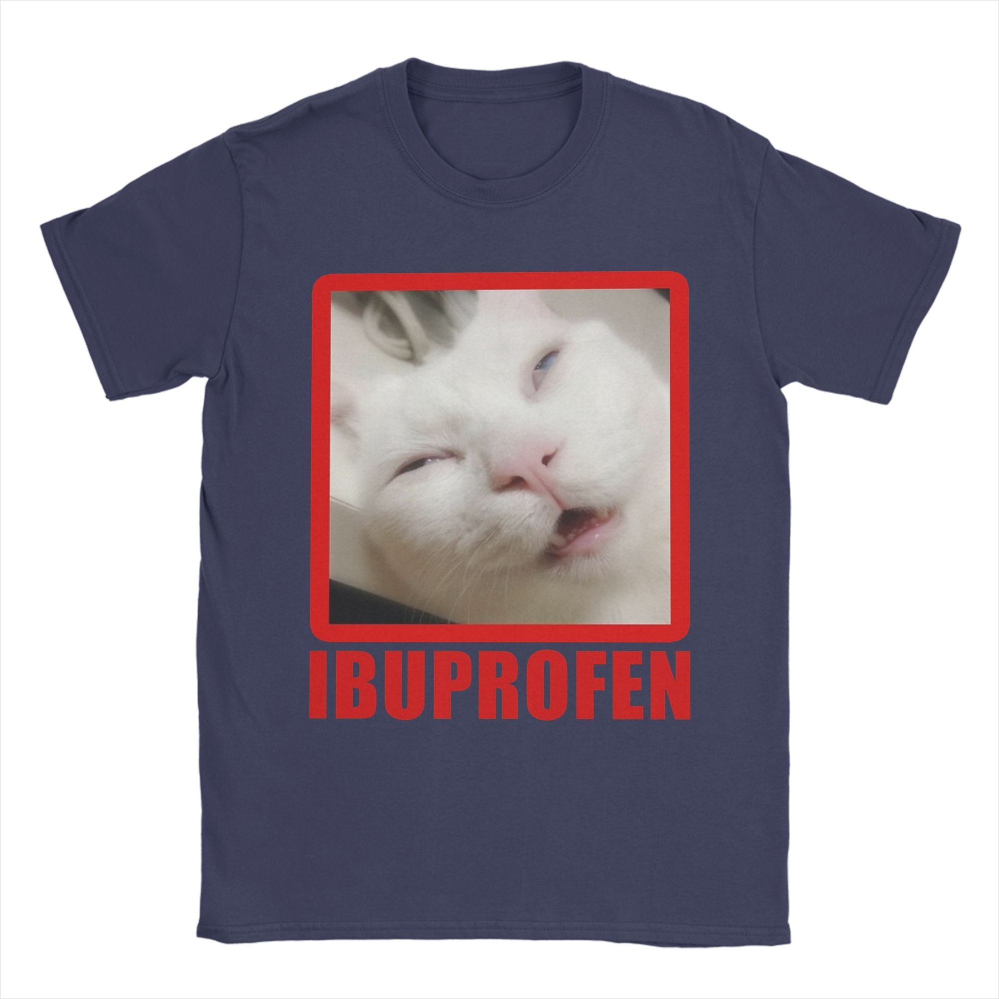 Ibuprofen Cat Meme T Shirts for Unisex 100 Cotton Leisure TShirt Round Neck Tees Short Sleeve Clothes Gift Idea 4XL
Ibuprofen Cat Meme T Shirts for Unisex 100 Cotton Leisure TShirt Round Neck Tees Short Sleeve Clothes Gift Idea 4XL