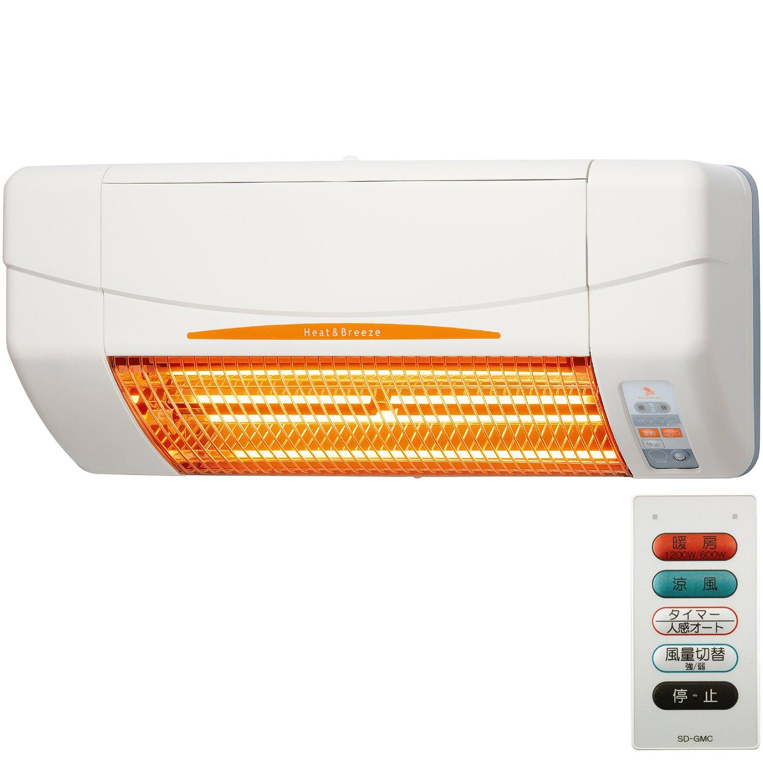 Takasu Sangyo Cool Air Heater for Dressing and Small White (TSK) Rooms, Toilets, Rooms, Non-Waterproof SDG-1200GSM
Takasu Sangyo Cool Air Heater for Dressing and Small White (TSK) Rooms, Toilets, Rooms, Non-Waterproof SDG-1200GSM