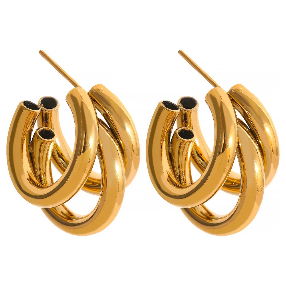 Yhpup New Stainless Steel Accessories Statement Gold Color Metalic Geometric Stud Earrings Pendientes Mujer Wholesale Gift
Yhpup New Stainless Steel Accessories Statement Gold Color Metalic Geometric Stud Earrings Pendientes Mujer Wholesale Gift