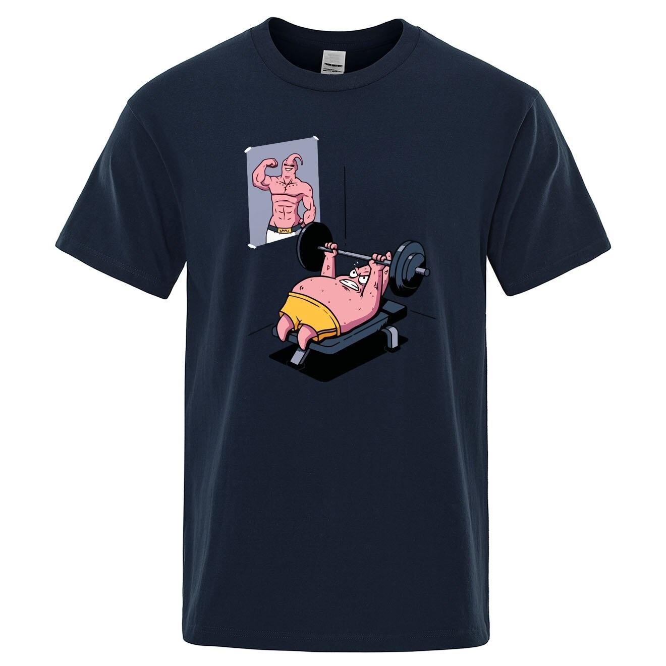 Хлопковые топы Majin Buu для фитнеса с короткими рукавами, свободная футболка в стиле Харадзюку, футболки в стиле хип-хоп, уличная одежда, темно-синие, 2020
Хлопковые топы Majin Buu для фитнеса с короткими рукавами, свободная футболка в стиле Харадзюку, футболки в стиле хип-хоп, уличная одежда, темно-синие, 2020