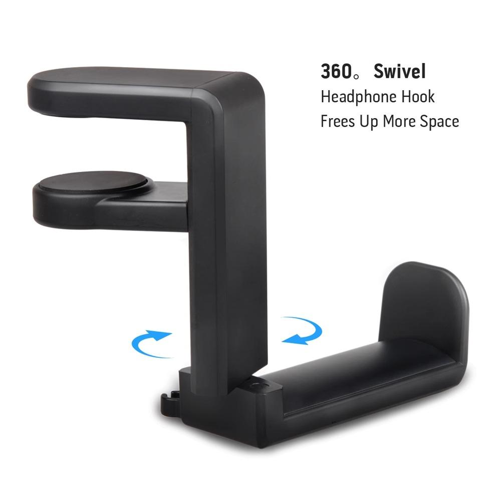 No Punch Hook Table Clip Headphone Holder 360 Degree Rotating Headphone Holder Storage Organizer Clothes Hanging Key Holder Hook белый
No Punch Hook Table Clip Headphone Holder 360 Degree Rotating Headphone Holder Storage Organizer Clothes Hanging Key Holder Hook белый
