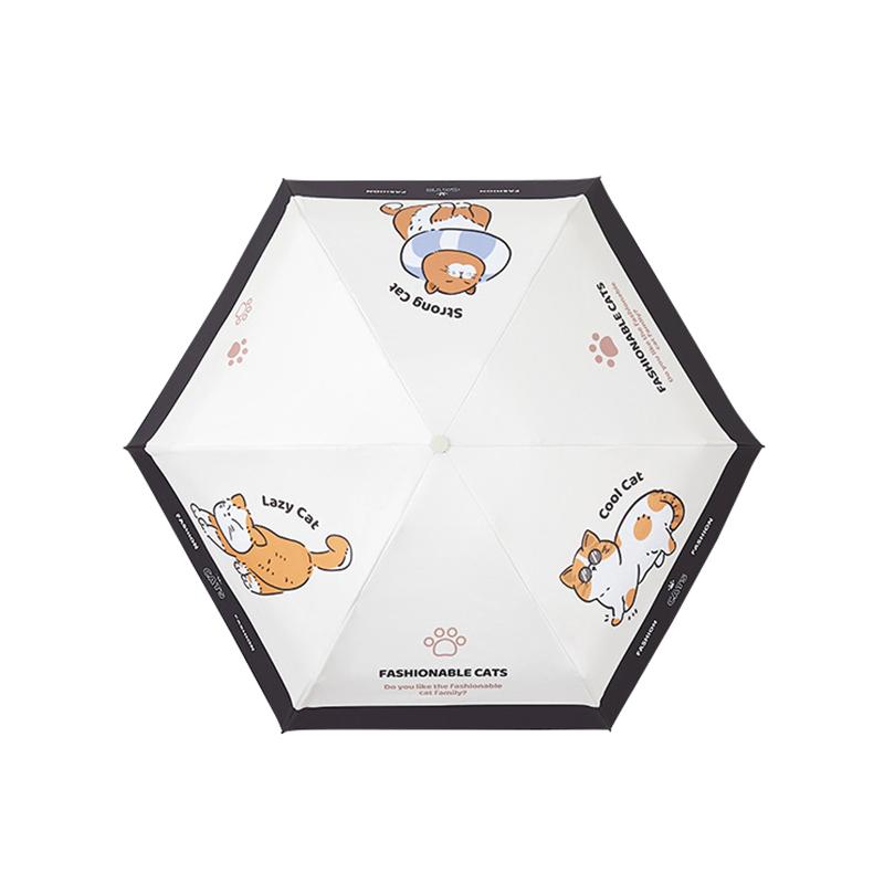 1Pcs Cute Pet Cat Claw Handle Cartoon Creative Folding Umbrella UV Resistant Sunny Umbrella Sunshade five black
1Pcs Cute Pet Cat Claw Handle Cartoon Creative Folding Umbrella UV Resistant Sunny Umbrella Sunshade five black