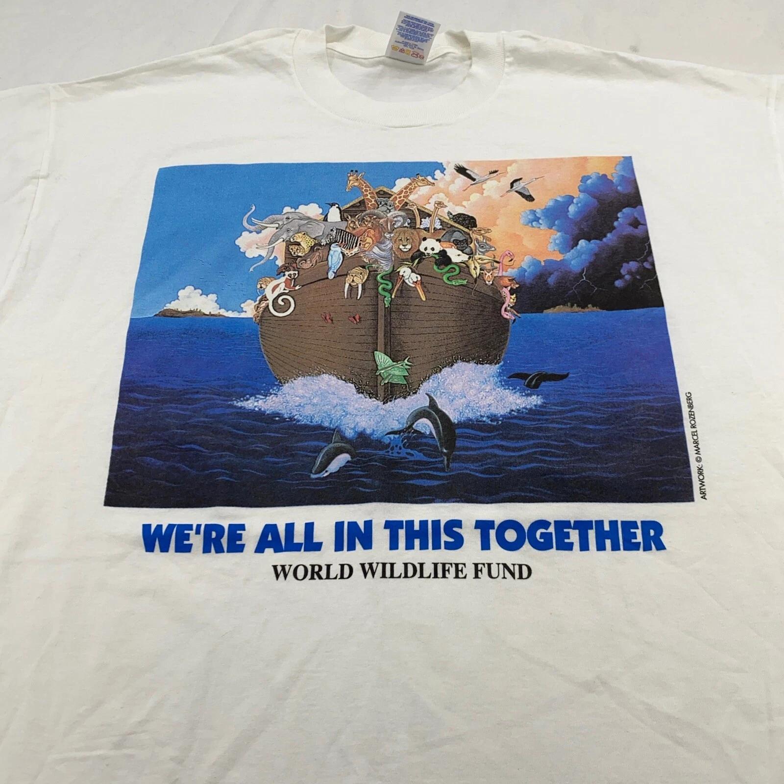 vintage 90s WORLD WILDLIFE FUND TOGETHER NOAH’S ARK T-Shirt XL animal activism M
vintage 90s WORLD WILDLIFE FUND TOGETHER NOAH’S ARK T-Shirt XL animal activism M