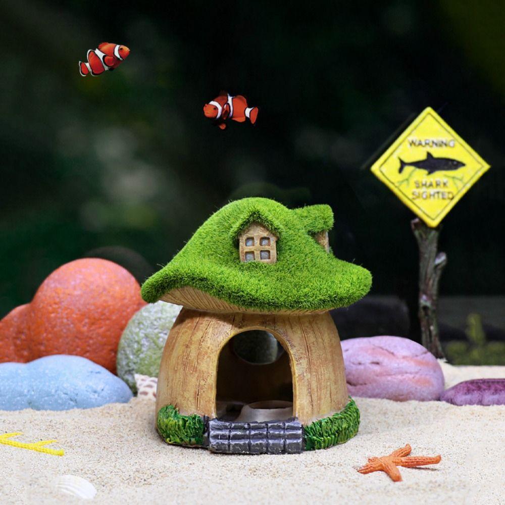 Realistic Aquarium Mushroom House Decorative Fish Cave Creative Shrimp Hideout Landscape Style A
Realistic Aquarium Mushroom House Decorative Fish Cave Creative Shrimp Hideout Landscape Style A