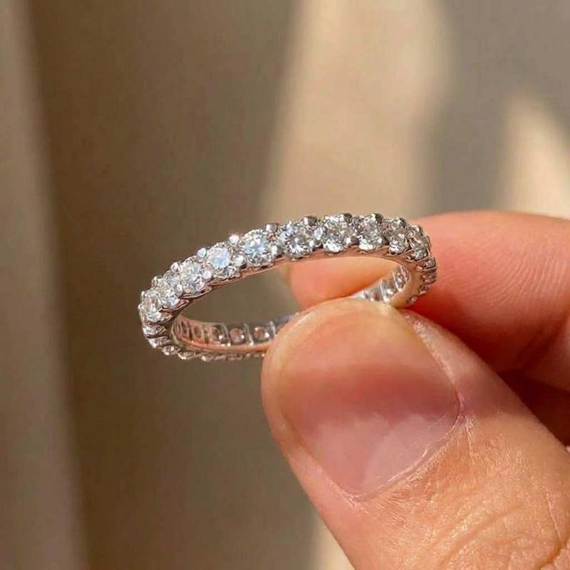 925 Sterling Copper New Trendy Thin Finger Rings Band with Shiny Cubic Zirconia Simple Stylish Daily Wear Zircon for Women 6 медный
925 Sterling Copper New Trendy Thin Finger Rings Band with Shiny Cubic Zirconia Simple Stylish Daily Wear Zircon for Women 6 медный