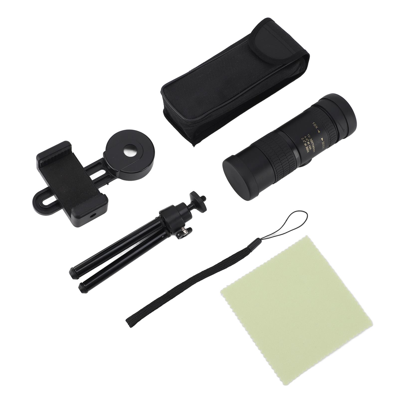 10 to 300X40mm Zoom Monocular Telescope Multi Layer Coating High Resolution HD Mini Handheld
10 to 300X40mm Zoom Monocular Telescope Multi Layer Coating High Resolution HD Mini Handheld