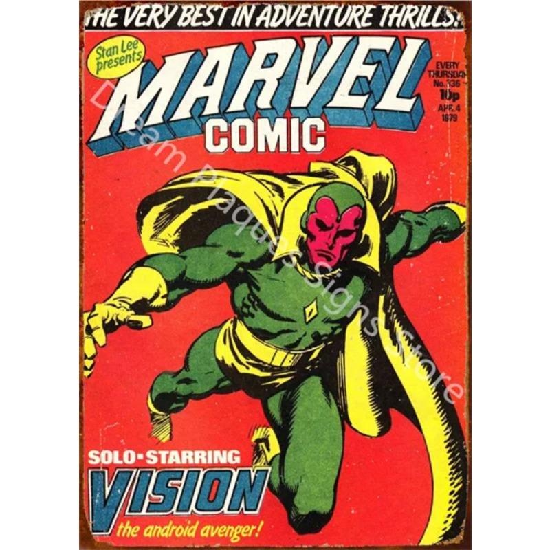 Marvel Metal Wall Sign, Superhero Decor Plaque 15x30cm
Marvel Metal Wall Sign, Superhero Decor Plaque 15x30cm