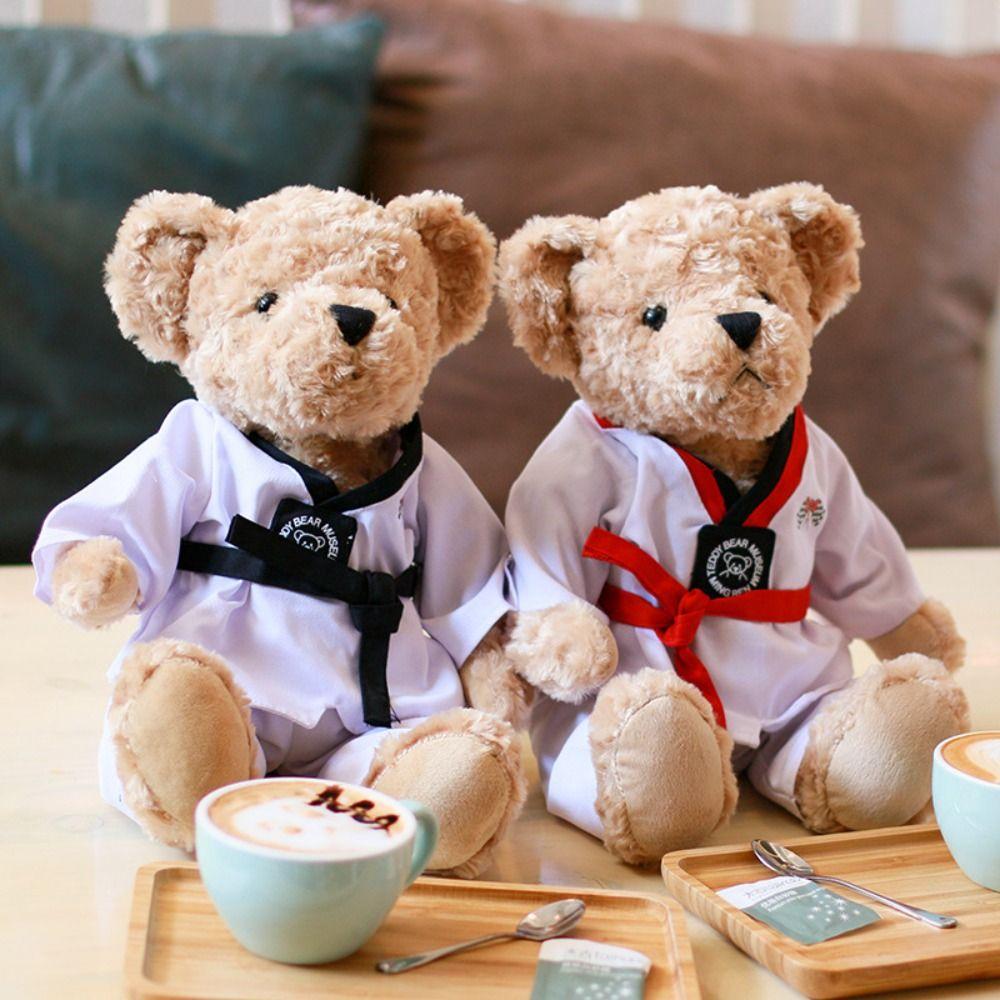 Dressing Bear Taekwondo Bear Plush Toy PP Cotton Stuffed Soft Bear Doll Children Girl чорний
Dressing Bear Taekwondo Bear Plush Toy PP Cotton Stuffed Soft Bear Doll Children Girl чорний