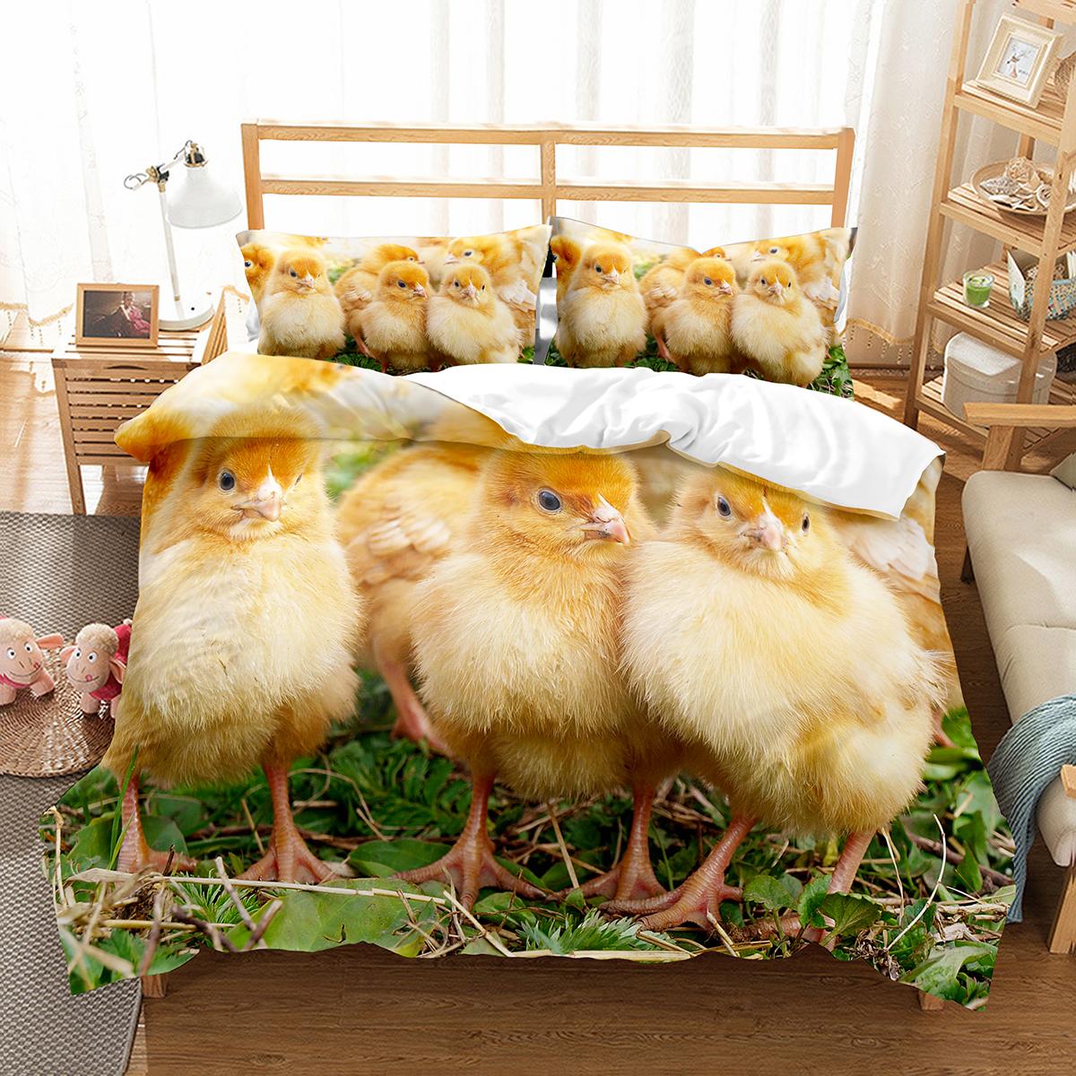 Comforter Farm Chicken King Queen Full Hen Lovely Chick Bedding Set Family Animal 2/3Pcs Polyester Comforter Comforter (quilt)-EU Single(135*200cm)3pcs
Comforter Farm Chicken King Queen Full Hen Lovely Chick Bedding Set Family Animal 2/3Pcs Polyester Comforter Comforter (quilt)-EU Single(135*200cm)3pcs