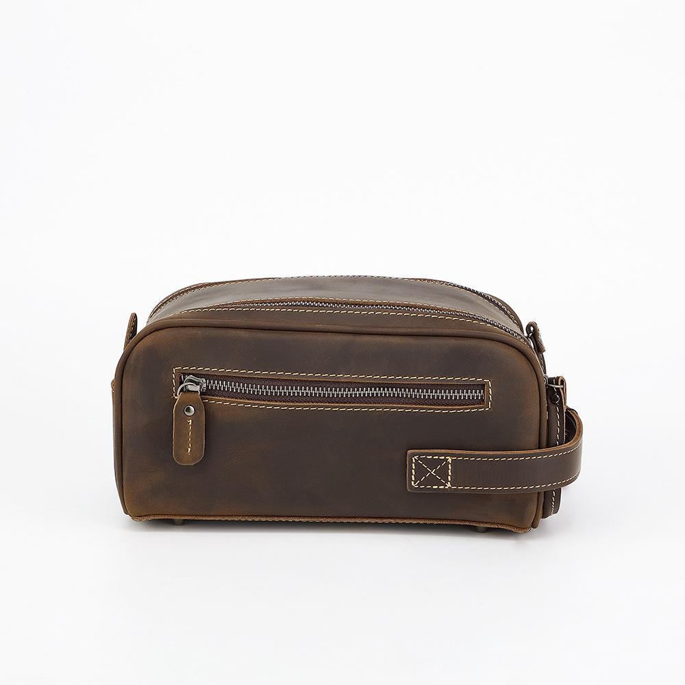 Leather Wash, Wash, Cover Layer, Cowhide, Travel, Business, Handbag, Cowhide Storage Bag, New Style кавовий
Leather Wash, Wash, Cover Layer, Cowhide, Travel, Business, Handbag, Cowhide Storage Bag, New Style кавовий