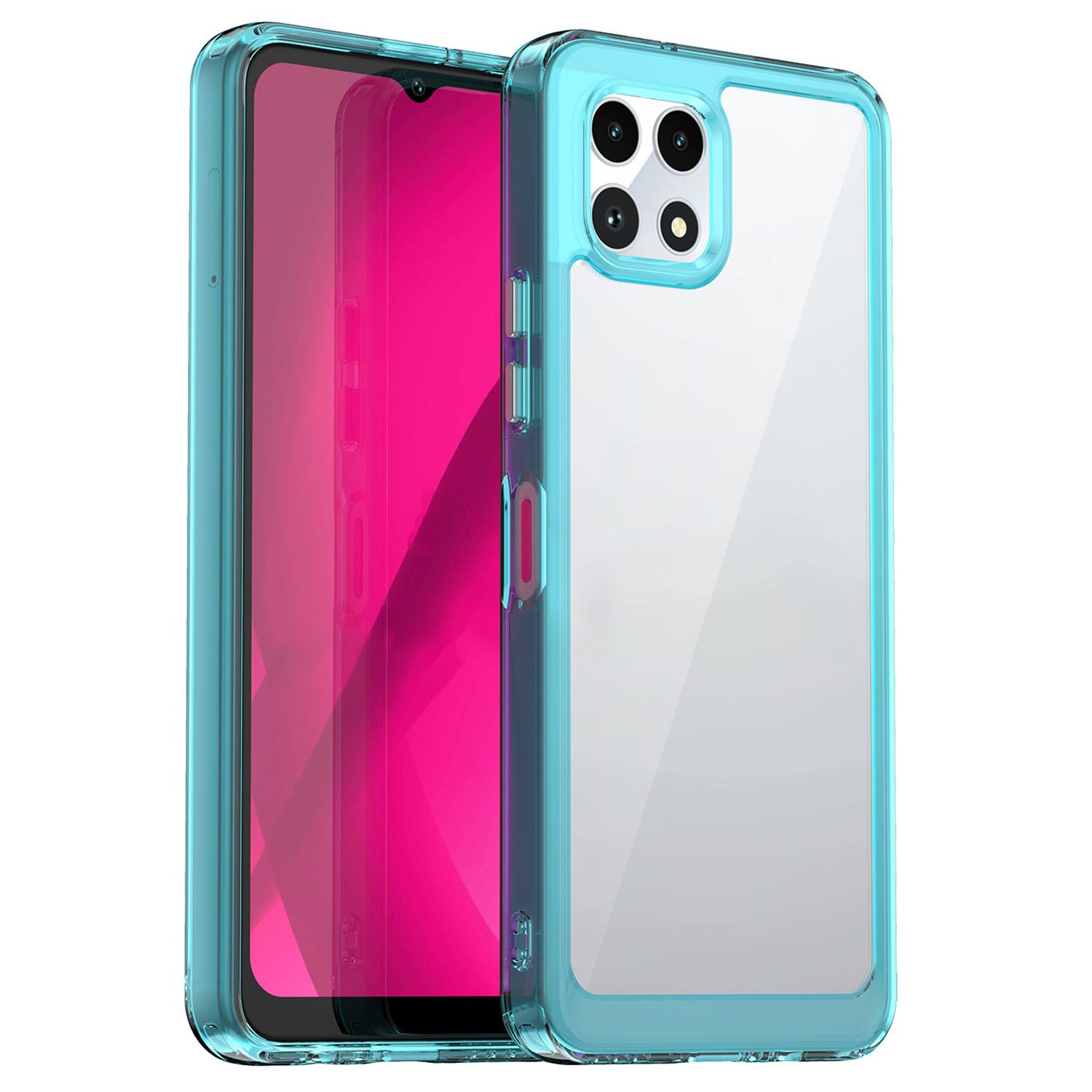 For T-Mobile REVVL 7 Case Shockproof TPU+Acrylic Phone Cover Clear Back Transparent Blue
For T-Mobile REVVL 7 Case Shockproof TPU+Acrylic Phone Cover Clear Back Transparent Blue