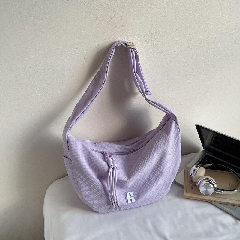 Large Capacity Bag for Women2026New lightweight fabric shoulder bag, large-capacity commuter bag, crossbody dumpling bag for cla фіолетовий
Large Capacity Bag for Women2026New lightweight fabric shoulder bag, large-capacity commuter bag, crossbody dumpling bag for cla фіолетовий
