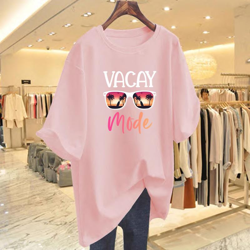 New glasses printed letter pattern fun cute short-sleeved T-shirt women s large version S
New glasses printed letter pattern fun cute short-sleeved T-shirt women s large version S