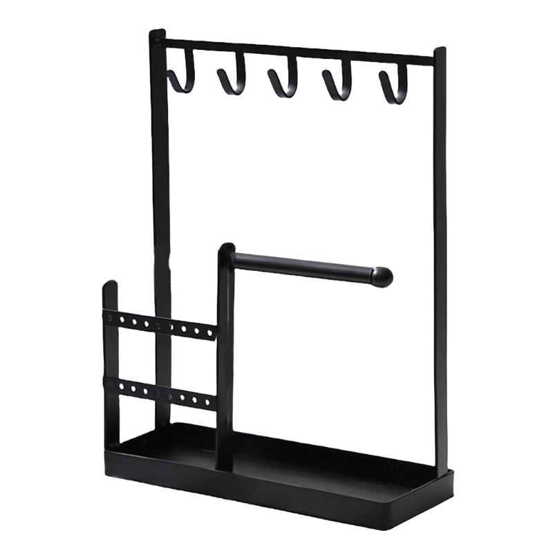 Functional Iron Storage Rack For Key And Jewelry Organization Perfect For Stylish Homes And Compact Living Spaces чорний
Functional Iron Storage Rack For Key And Jewelry Organization Perfect For Stylish Homes And Compact Living Spaces чорний