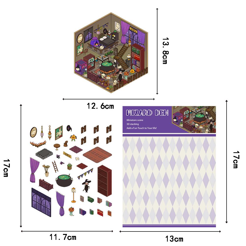 Cartoon Scene 3D Landscaping Stickers Cat Cafe Scrapbook Magician s Study Room Phone Puppy Kindergarten DIY Stationery Sticker
Cartoon Scene 3D Landscaping Stickers Cat Cafe Scrapbook Magician s Study Room Phone Puppy Kindergarten DIY Stationery Sticker