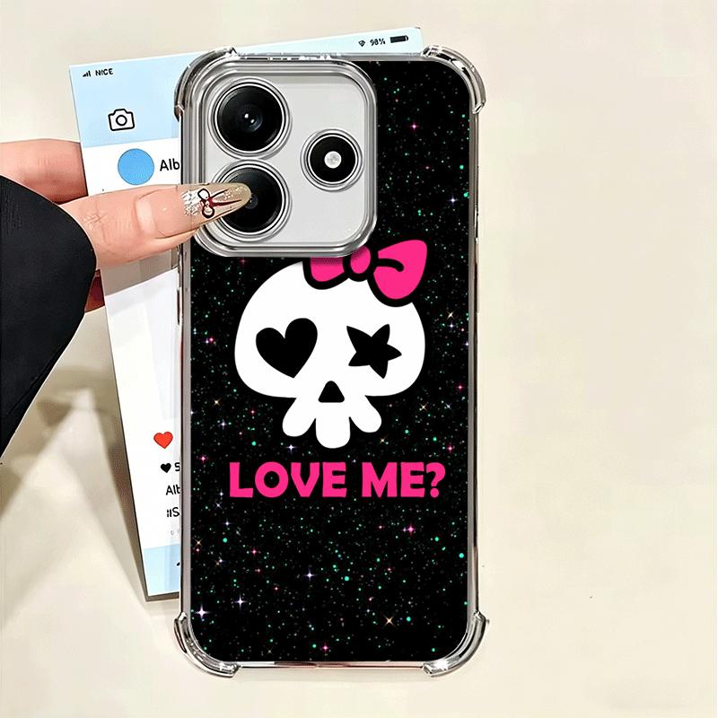 Sweet And Edgy Cartoon Skeleton Soft Phone Case For Xiaomi Poco X7 X8 Pro Max X6 X5 X3 F8 Ultra F7 M8 M7 M5S Redmi 15C 15A 15 14 Xiaomi Redmi 14C
Sweet And Edgy Cartoon Skeleton Soft Phone Case For Xiaomi Poco X7 X8 Pro Max X6 X5 X3 F8 Ultra F7 M8 M7 M5S Redmi 15C 15A 15 14 Xiaomi Redmi 14C