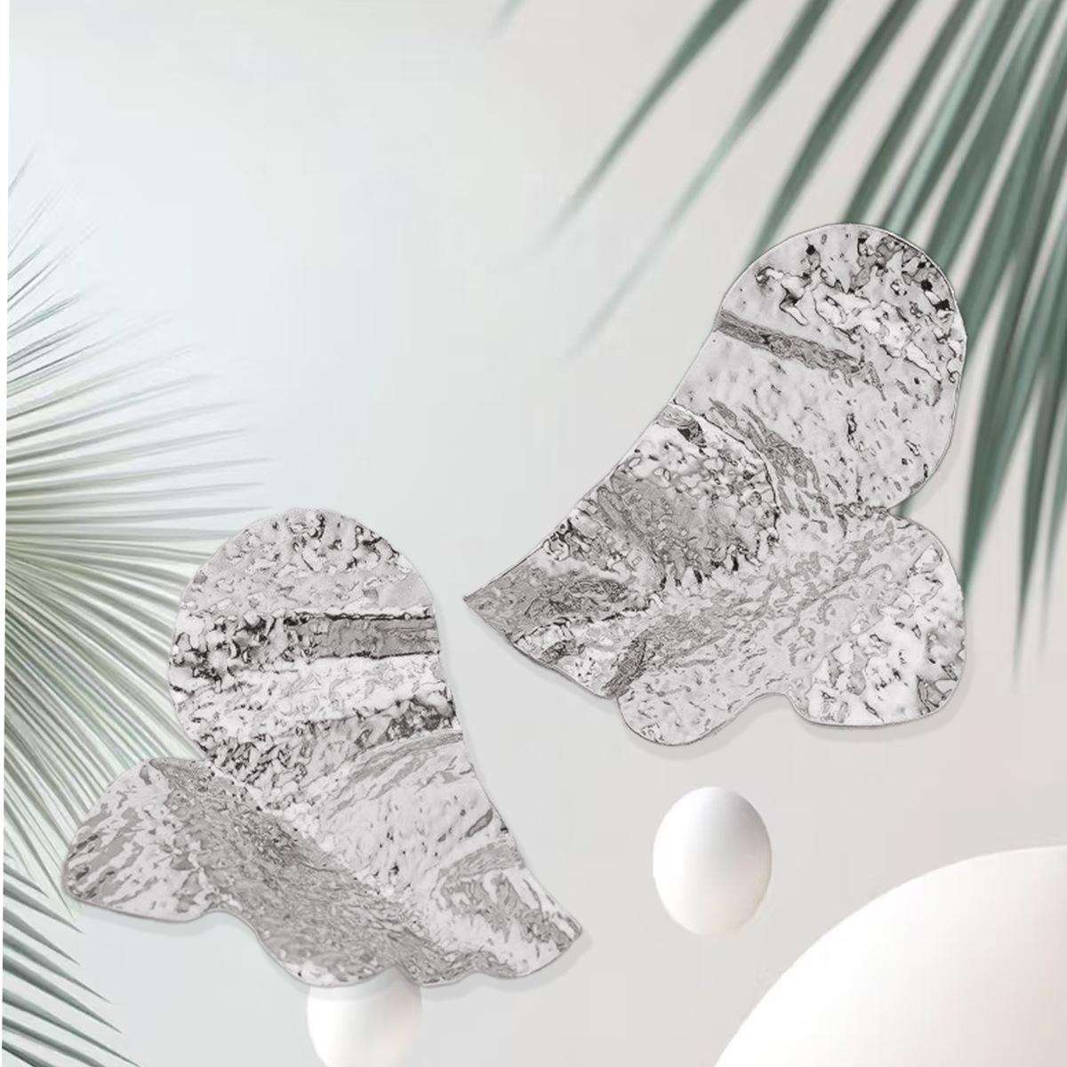 Metal earrings, fashion cold wind geometric earrings smooth surface concave and convex trend design earrings batch срібло сірий колір
Metal earrings, fashion cold wind geometric earrings smooth surface concave and convex trend design earrings batch срібло сірий колір