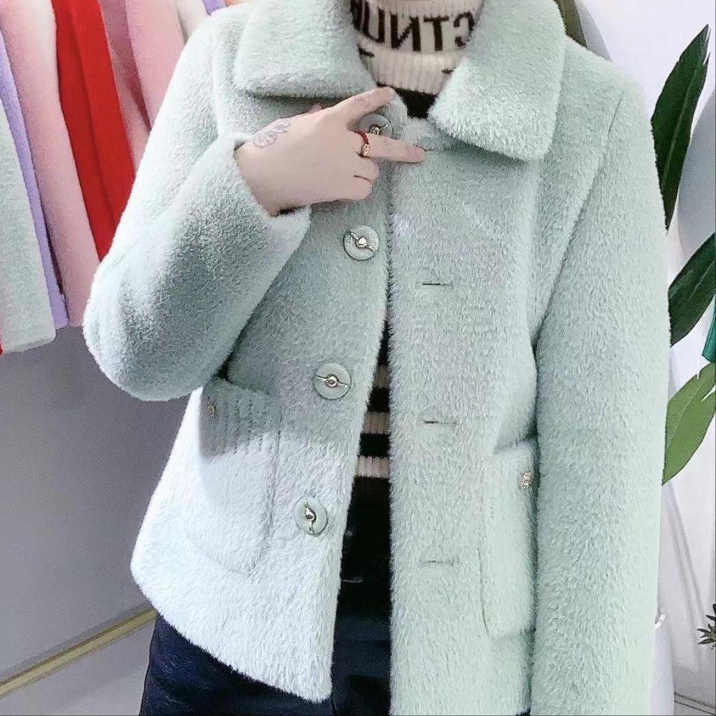 2025 Winter Faux Mink Slim Short Woolen Coat - Petite Fit, Off-White, Warm & Stylish XXL (115-125 jin) зелений
2025 Winter Faux Mink Slim Short Woolen Coat - Petite Fit, Off-White, Warm & Stylish XXL (115-125 jin) зелений