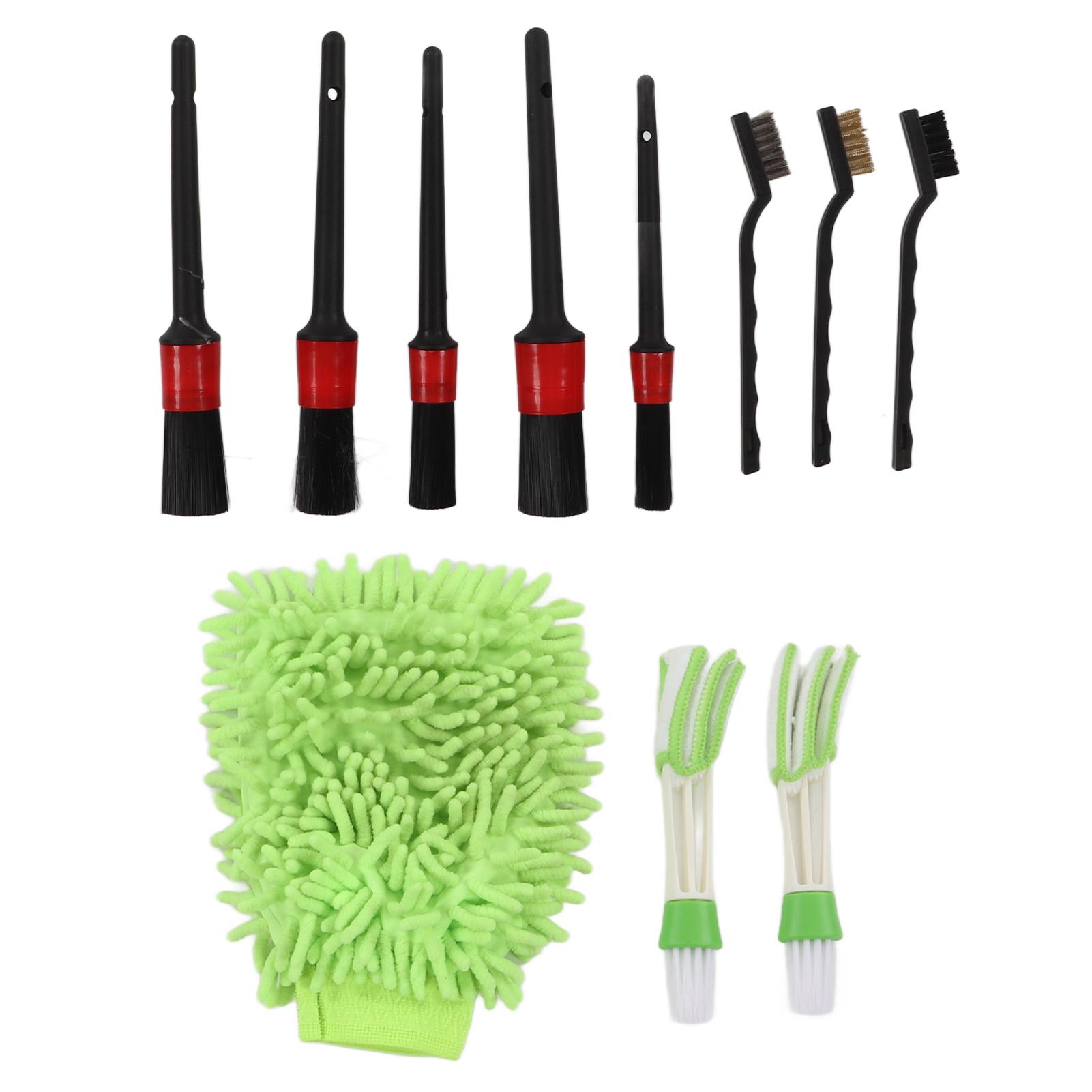 11PCS Car Cleaning Detailing Brush Set Interior Exterior Plastic for Wheels Windshield Wipers Window GlassGreen зелёный
11PCS Car Cleaning Detailing Brush Set Interior Exterior Plastic for Wheels Windshield Wipers Window GlassGreen зелёный