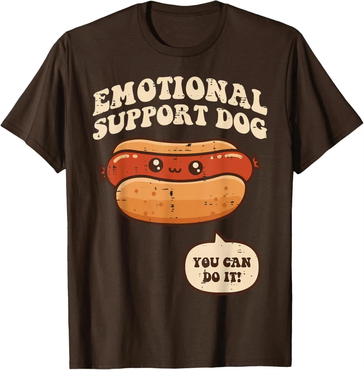 2026 Emotional Support Hotdog Funny Cartoon Graphic Tee Casual Short Sleeve TShirt for Unisex Women 4XL
2026 Emotional Support Hotdog Funny Cartoon Graphic Tee Casual Short Sleeve TShirt for Unisex Women 4XL