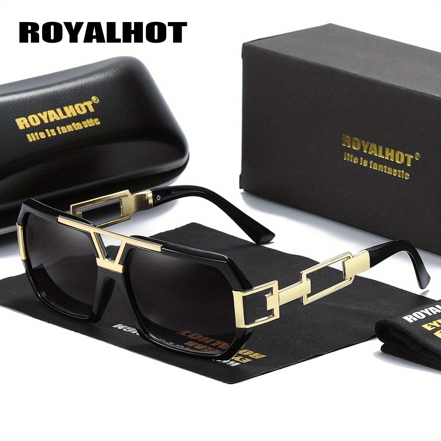 RoyalHot для мужчин и женщин с одинаковыми модными солнцезащитными очками для вождения и рыбалки на открытом воздухе чёрный
RoyalHot для мужчин и женщин с одинаковыми модными солнцезащитными очками для вождения и рыбалки на открытом воздухе чёрный