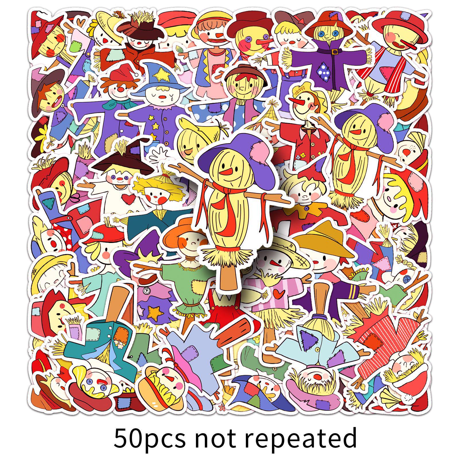 50 Scarecrow Cartoon Stickers - Cute, Waterproof, Non-infringing Graffiti Decorations for Journals
50 Scarecrow Cartoon Stickers - Cute, Waterproof, Non-infringing Graffiti Decorations for Journals