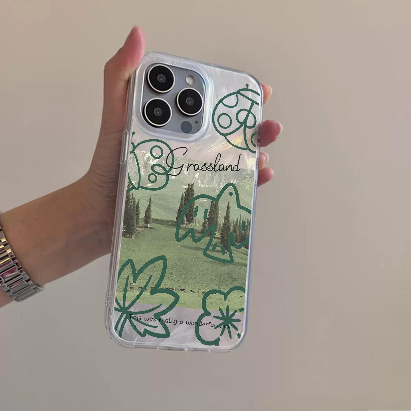 Graffiti Blue Grass iPhone 17 Pro Max Case - Compatible with 16 Pro Max, 15, 14, 11, featuring Cartoon Design and Gauze Protection iPhone 16 Plus
Graffiti Blue Grass iPhone 17 Pro Max Case - Compatible with 16 Pro Max, 15, 14, 11, featuring Cartoon Design and Gauze Protection iPhone 16 Plus