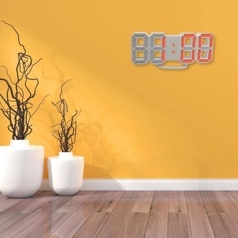 Digital Electronic Alarm Clock Can Be Wall-Mounted With A Smart Glow-In-The-Dark 3D Digital Clock білий
Digital Electronic Alarm Clock Can Be Wall-Mounted With A Smart Glow-In-The-Dark 3D Digital Clock білий