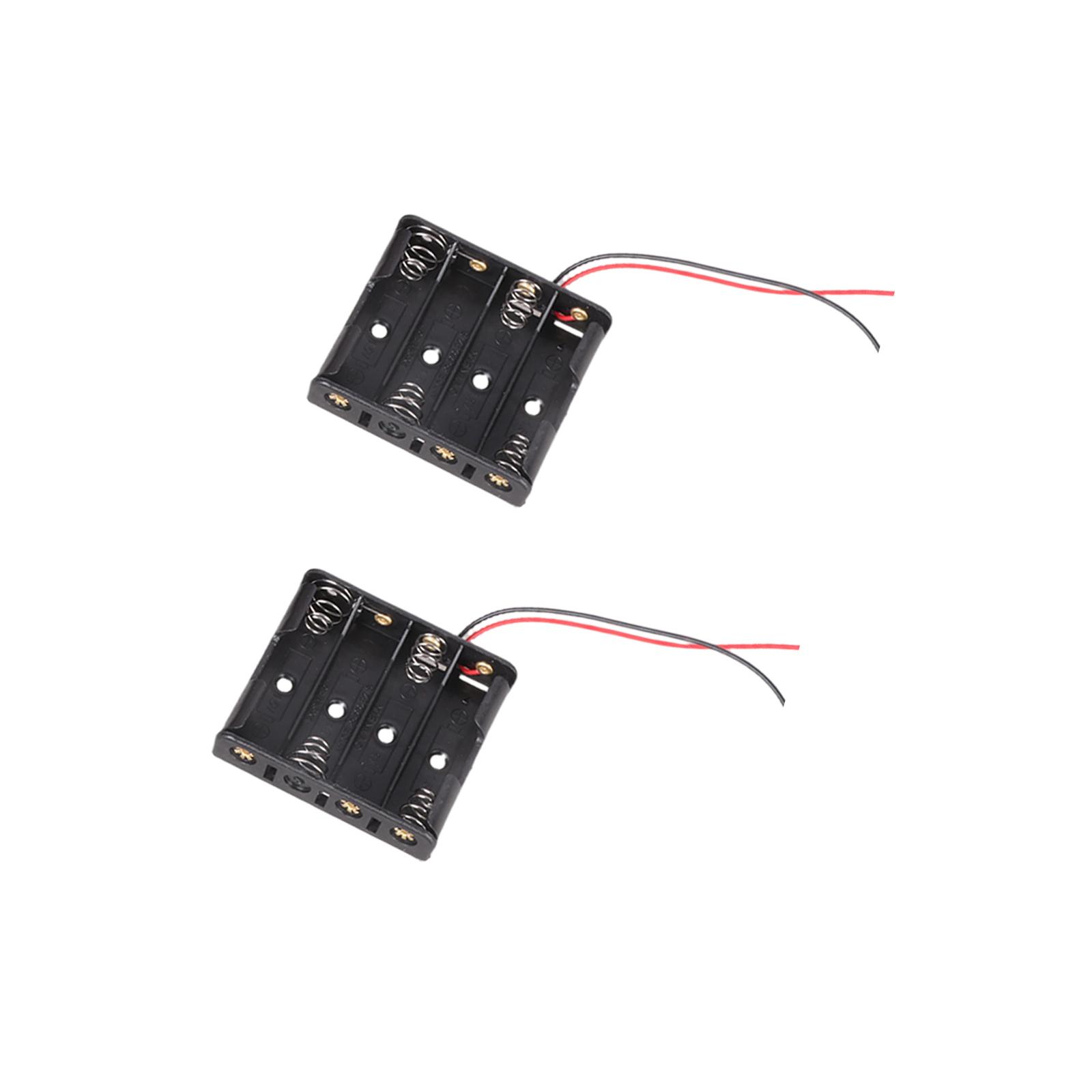 Lightweight 2A Battery Holder Case with/without Detachable Cover Flexible Wiring Solution for Crafts and Devices
Lightweight 2A Battery Holder Case with/without Detachable Cover Flexible Wiring Solution for Crafts and Devices