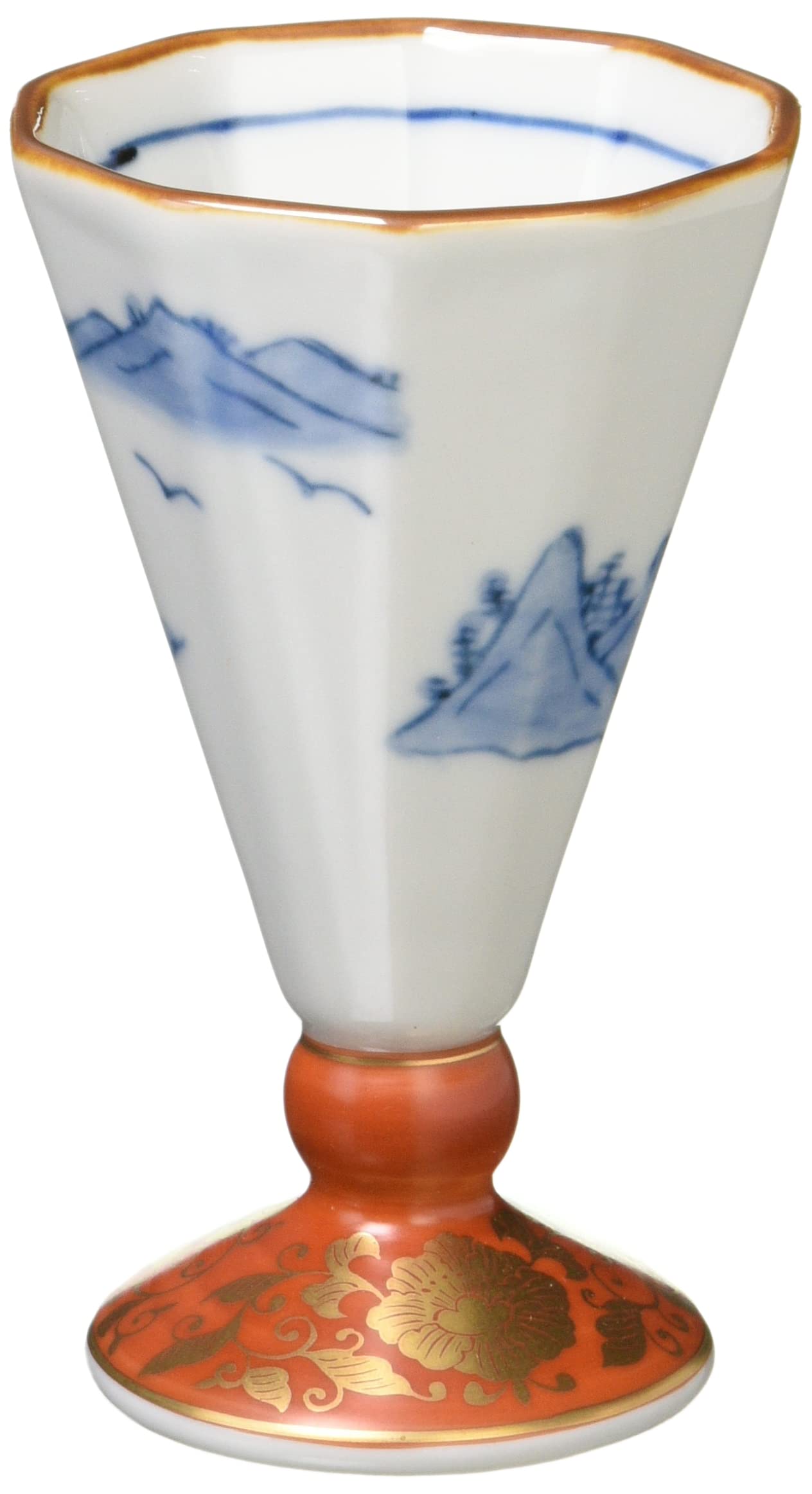 Посуда Хасами, печь Хаяшикуро, великолепная старинная чашка для саке в стиле Имари с пейзажным дизайном в золотой парче, 009014-778
Посуда Хасами, печь Хаяшикуро, великолепная старинная чашка для саке в стиле Имари с пейзажным дизайном в золотой парче, 009014-778