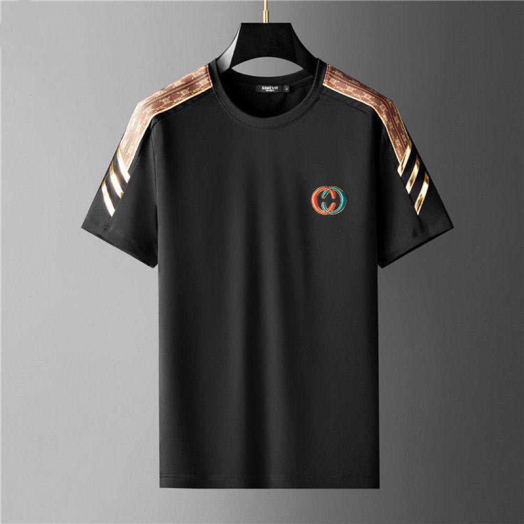 Мужская футболка с коротким рукавом пуловер с круглым вырезом и полурукавом
Мужская футболка с коротким рукавом пуловер с круглым вырезом и полурукавом