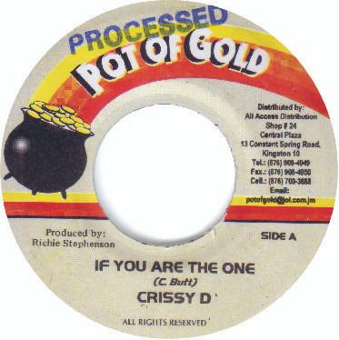 7inch Record CRISSY D / GENERAL DEGREE - If You Are The One none Pot Of Gold Jamaica Reggae, Ska & Dub Used
7inch Record CRISSY D / GENERAL DEGREE - If You Are The One none Pot Of Gold Jamaica Reggae, Ska & Dub Used