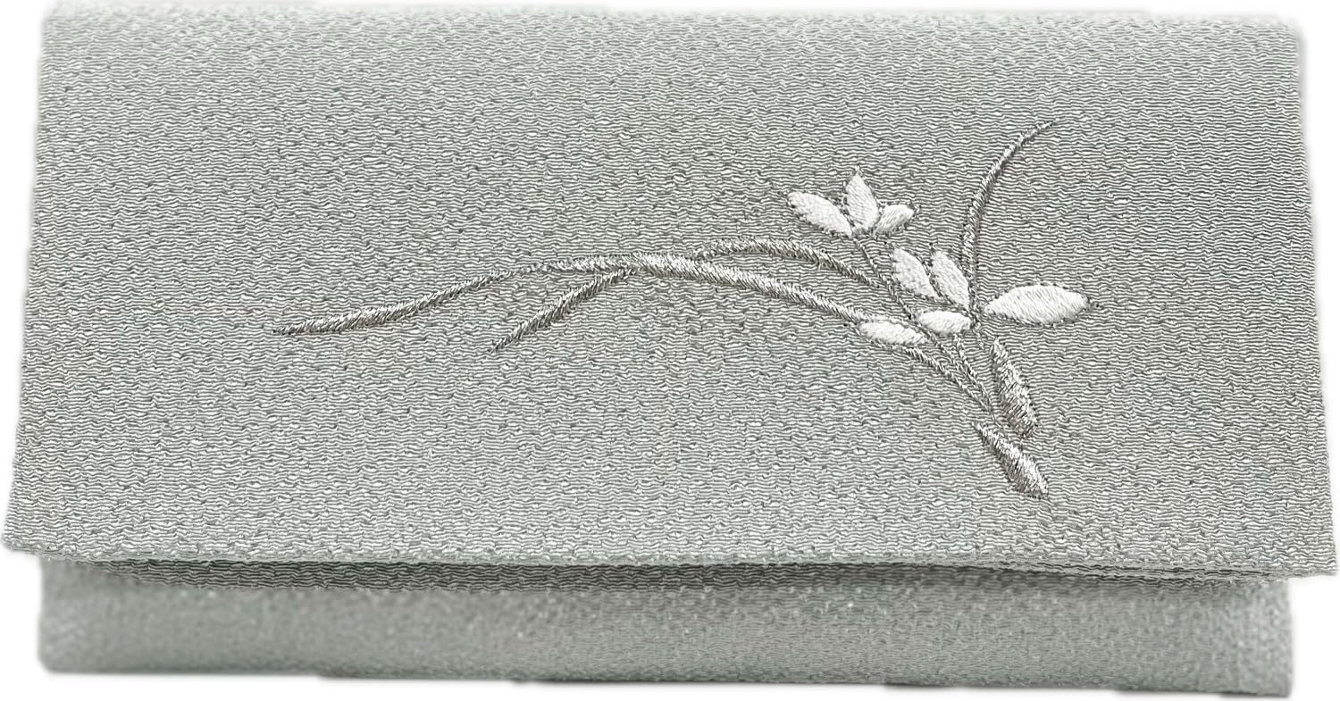 Daiko Sangyo Chirimen Embroidered Prayer Bead Bag, OrchidPale Green, 809-4
Daiko Sangyo Chirimen Embroidered Prayer Bead Bag, OrchidPale Green, 809-4