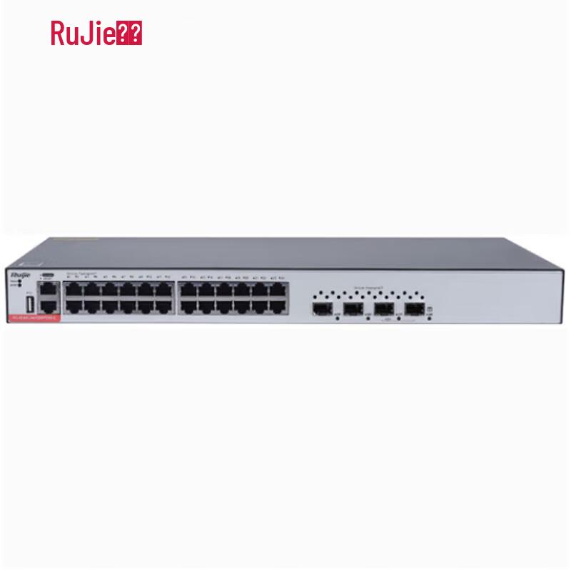 Ruijie RG-S5300-24GT2SFP2XS-E 24-Port Gigabit Managed Switch
Ruijie RG-S5300-24GT2SFP2XS-E 24-Port Gigabit Managed Switch