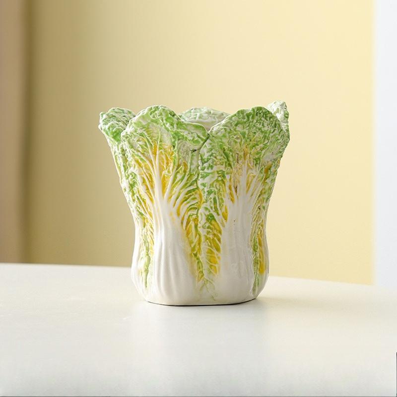 1PC makeup brush storage cylinder, high-end ceramic cabbage pen holder ornament, high-value cosmetic lipstick desktop storage box.
1PC makeup brush storage cylinder, high-end ceramic cabbage pen holder ornament, high-value cosmetic lipstick desktop storage box.