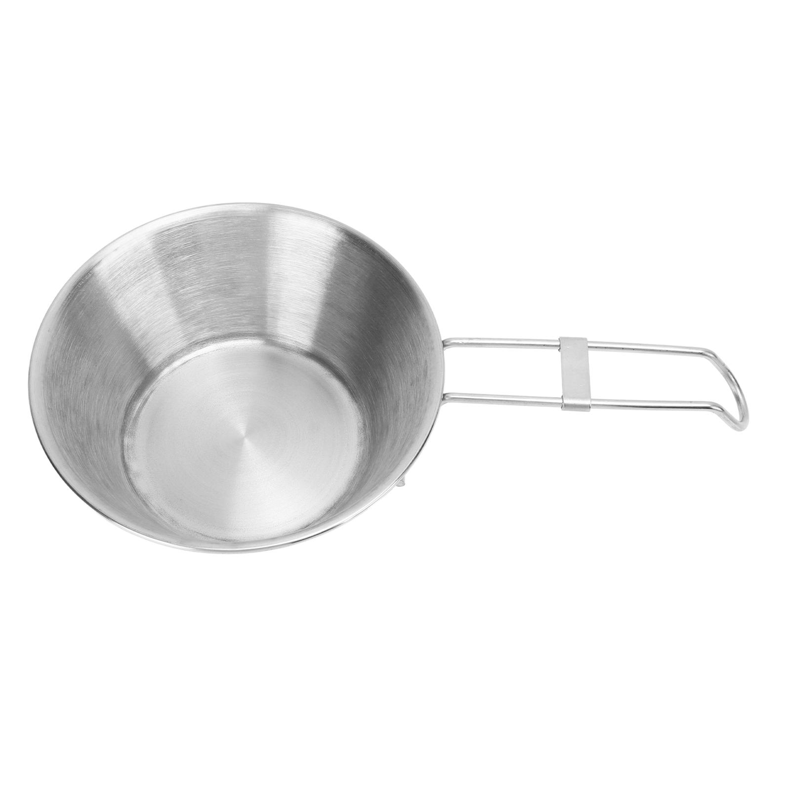 Stainless Steel Camping Cup Wide Mouth Backpacking Mug with Foldable Handle for Camping Tableware Equipment
Stainless Steel Camping Cup Wide Mouth Backpacking Mug with Foldable Handle for Camping Tableware Equipment