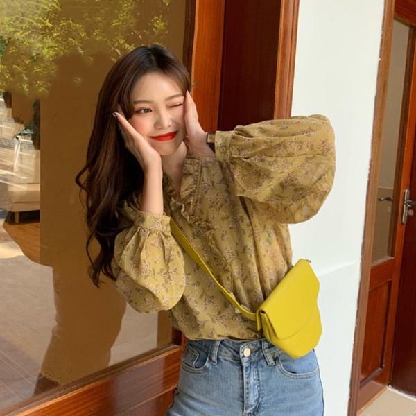 Women s Summer Light Style Floral Chiffon Blouse Design Bubble Long Sleeve Commuter Top XXS жовтий
Women s Summer Light Style Floral Chiffon Blouse Design Bubble Long Sleeve Commuter Top XXS жовтий