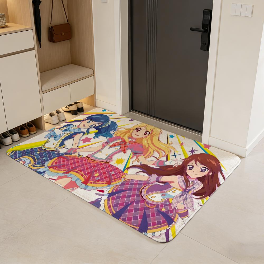 anime A-Aikatsu Floor Mat Flannel Door Mat Non-Slip Absorbent Washable Indoor Home Rug 40x60cm
anime A-Aikatsu Floor Mat Flannel Door Mat Non-Slip Absorbent Washable Indoor Home Rug 40x60cm