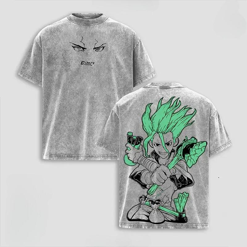 Dr.STONE Anime Printed T Shirt Men s Unisex Clothing Gothic Y2k Vintage Washed Oversized T-shirt Short Sleeve Cotton Tees Tops XXL сірий колір
Dr.STONE Anime Printed T Shirt Men s Unisex Clothing Gothic Y2k Vintage Washed Oversized T-shirt Short Sleeve Cotton Tees Tops XXL сірий колір