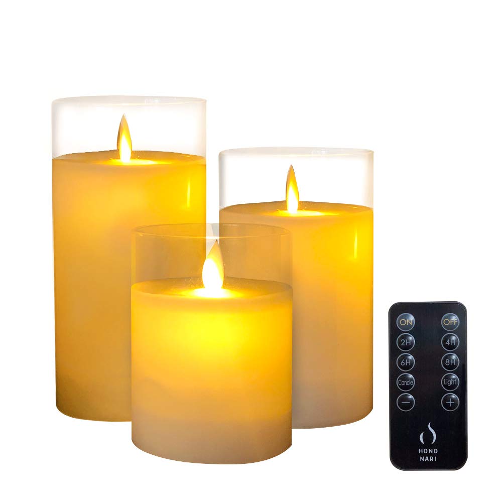 HONONARI LED candle medium and small dedicated remote indirect Glass light, large, 3-piece set, control, lighting,
HONONARI LED candle medium and small dedicated remote indirect Glass light, large, 3-piece set, control, lighting,