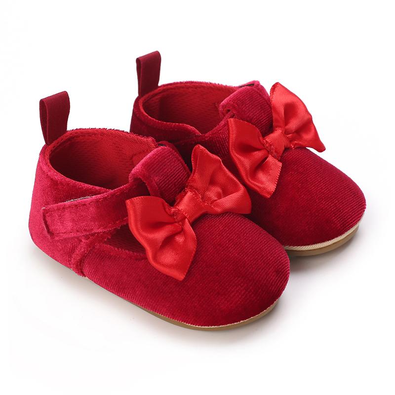 Spring and Autumn New Newborn Girl Infant Anti slip Walking Shoes, Girl Baby Red Comfortable Rubber Sole Bow Shoes Walking Shoes 0-6 Months
Spring and Autumn New Newborn Girl Infant Anti slip Walking Shoes, Girl Baby Red Comfortable Rubber Sole Bow Shoes Walking Shoes 0-6 Months
