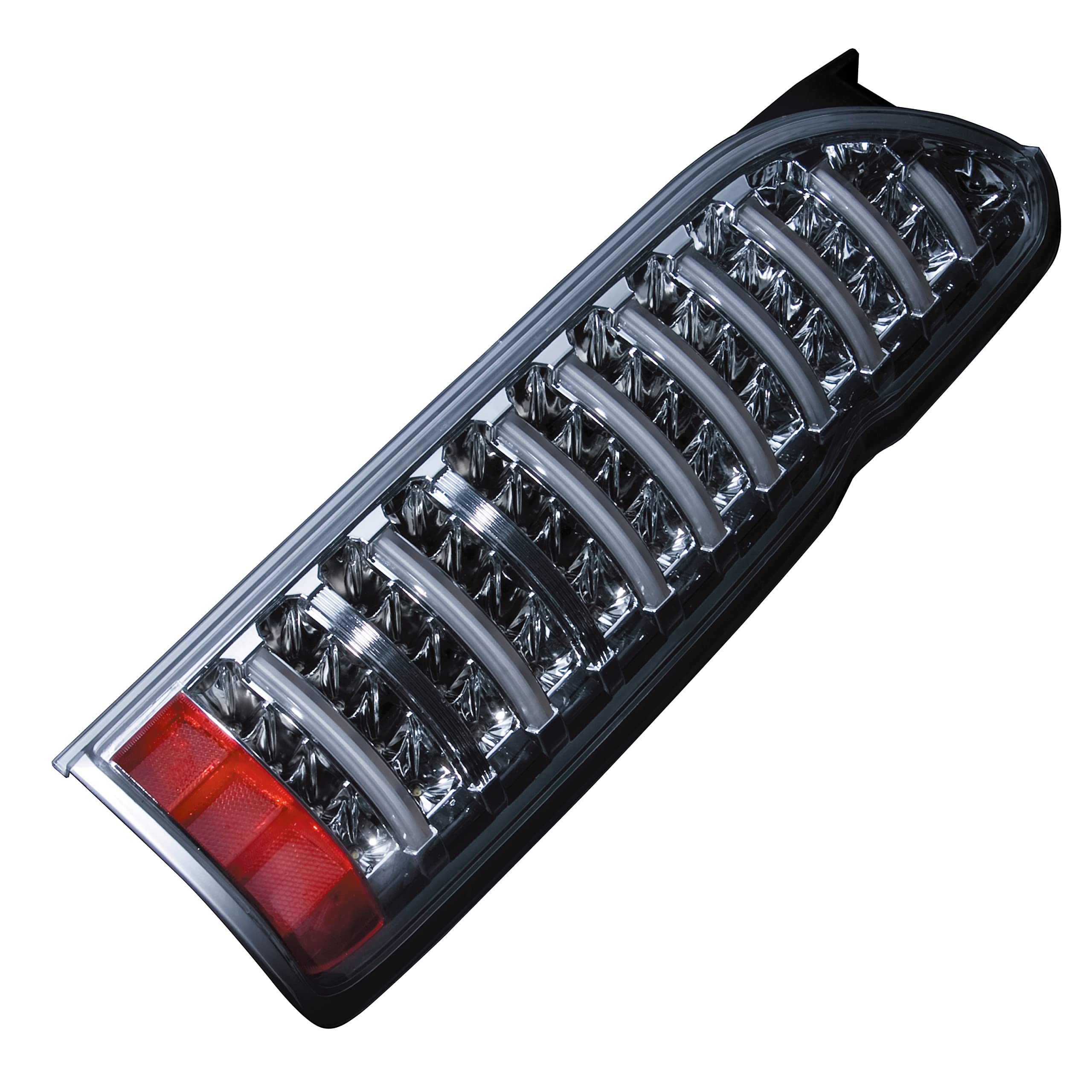 Valenti Jewel LED Tail Lamp TRAD Sequential Model Hiace/RegiusAce (200 Series) Clear/Chrome TT200ACE-CC-2
Valenti Jewel LED Tail Lamp TRAD Sequential Model Hiace/RegiusAce (200 Series) Clear/Chrome TT200ACE-CC-2