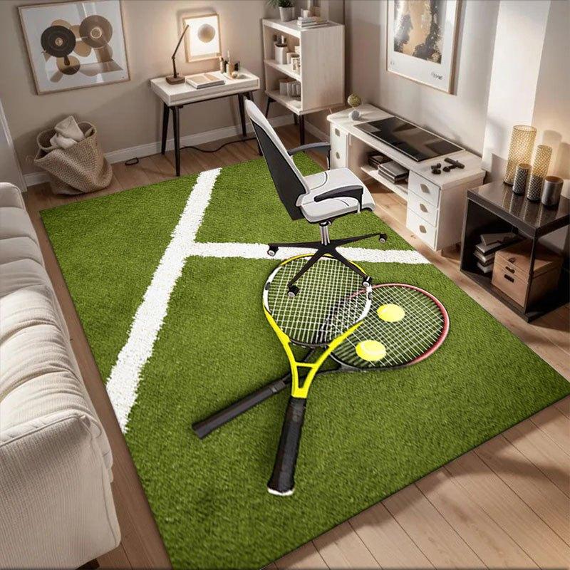 Tennis Rackets and Balls on CourtOffice Mat Perfect for Home Decor Office Desk Chair Rugs Chair Carpet for office Polyester Chair Mat Gift F 60cm by 90cm
Tennis Rackets and Balls on CourtOffice Mat Perfect for Home Decor Office Desk Chair Rugs Chair Carpet for office Polyester Chair Mat Gift F 60cm by 90cm