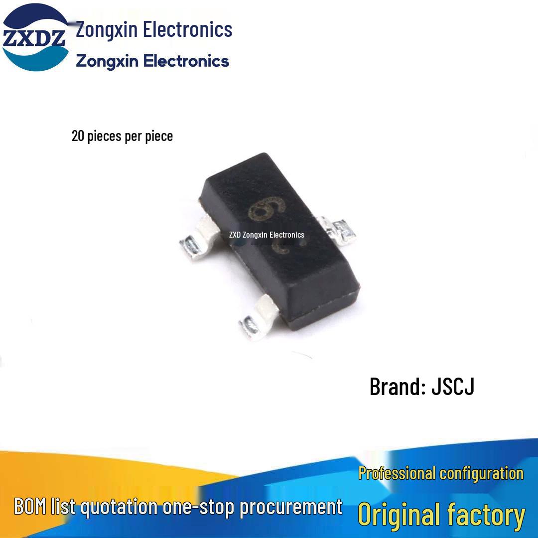Genuine BC817-40 6C SOT-23 NPN Transistors, 45V/0.5A, Surface Mount, Pack of 20 pcs.
Genuine BC817-40 6C SOT-23 NPN Transistors, 45V/0.5A, Surface Mount, Pack of 20 pcs.